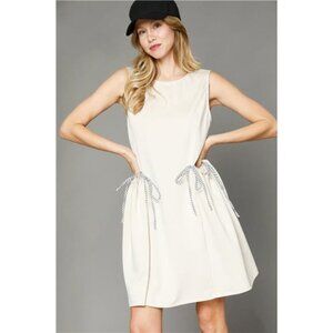 NWT Umgee Round Neck Sleeveless Tank Dress‎ with Pockets